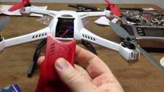 Blade 350 QX review with day and night flights.