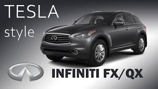 Обзор магнитолы Tesla для Infiniti QX70 FX 30, 35, 37, 50 (Инфинити)