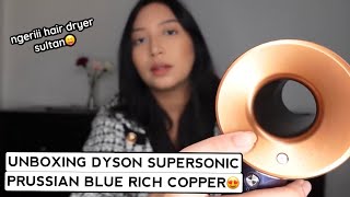 UNBOXING DYSON SUPERSONIC PRUSSIAN BLUE RICH COPPER!!