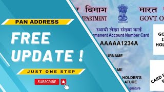 Pan Address Correction for Free 2022 || UTI Pan Service || #PanAddress #ChangePanAddress