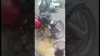 Royal Enfield Accident #royalenfield #shorts  #ytshorts