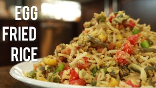 Easy and Healthy Egg Fried Rice Recipe | How to make Fried Rice Healthy | Vegetable Egg Fried Rice