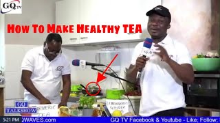 How to make Lemon glass Ginger tea  I Boost your immune system I GHSAG Kitchen  I 1. Edition