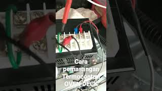 Cara memasang cabel termocontrol oven deck