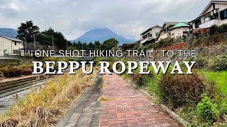 Hiking to the Beppu Ropeway Station (Mt.Tsurumi "One-shot” Hiking Trail) | Autumn, 2022 | Japan Walk