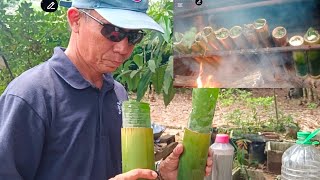 KERJA KERAS BERSAMA AKI NANGKA // TULONG AKI NANGKA MASAK LEMANG DI PONDOK KEBUN //