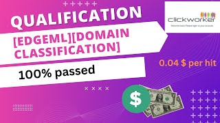 [EdgeML][Domain Classification]|| qualification answers || click-worker uhrs hitapp qualification