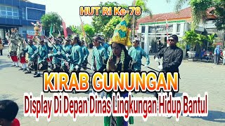 Kirab Gunungan HUT RI Ke-78 Display Di Depan Dinas Lingkungan Hidup Bantul