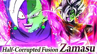 (RED) Half-Corrupted Zamasu showcase| Dragon Ball Legends