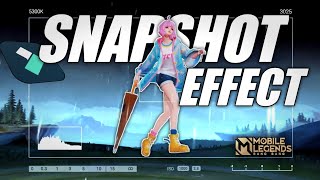 SNAPSHOT Effect !! EDIT TUTORIAL | FILMORA 12 | MLBB