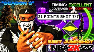 *NEW* BEST JUMPSHOT AFTER PATCH ON NBA 2K22 HIGHEST GREEN WINDOW 100% GREENLIGHT NEVER MISS AGAIN!!!