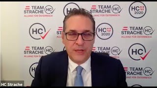 Wien-Wahl 2020: Heinz-Christian Strache vom Team HC Strache im Livetalk