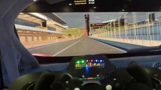 Practicing a Driver Change in the Motion Pro II Racing Simulator