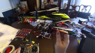 Align TRex 150 DFC RC Helicopter - Setting The Blade Pitch