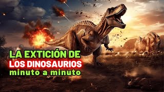 La EXTINCIÓN de  los DINOSAURIOS minuto a minuto ¿Quiénes murieron?