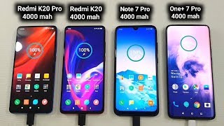 Redmi K20 Pro K20 Redmi Note 7 Pro One+ 7 Pro BATTERY DRAIN TEST