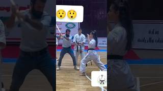 😲😲 karate training amazing headshot (ippon)#shorts #karate #kumite #headshot #viral