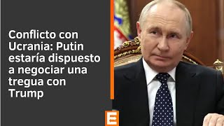 Conflicto con Ucrania: Putin estaría dispuesto a negociar una tregua con Trump