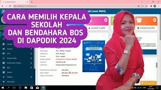 Cara Memilih Kepala Sekolah di Dapodik 2024