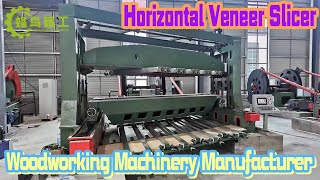 Woodworking Machine High Precision Horizontal Veneer Slicer Hummingbird machinery manufacturer