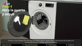 Soporte LG España - Cómo limpiar la cuba de su Lavadora LG