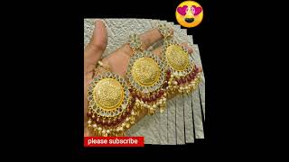 maang tikka | maang tikka with earrings  #shorts #jewellery #youtubeshorts #new #latestdesign