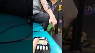 Compex + resistencia elástica (electroestimulación resistida con goma)