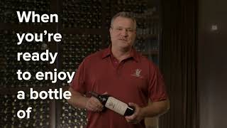 Stag's Leap Wine Cellars - Decanting wine with Winemaker Marcus Notaro