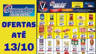 VENCEDOR ATACADISTA OFERTAS ATÉ 13/10/2024 FOLHETO OFERTAS DA SEMANA