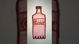 Beautifully drawn Coca-Cola bottle|Art|Subscribe|#short|😲😮.