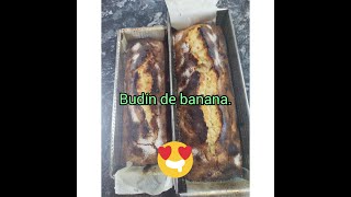 COMO HACER UN RICO BUDÍN DE BANANAS. súper simple .pocos ingredientes