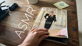 ASMR Vogue magazine October edition look through | no talking