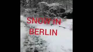 White morning  of Berlin  Germany                  Snow  in beriln anow on 10.  12.  2024