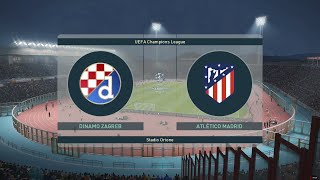 PES 2019 Champions League -Knockout round 2ng leg- Dinamo Zagreb vs  Atletico Madrid