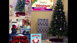 Merry Christmas 2020 | Santa's Surprise Gifts | Irene Baby and Olivia Rose | Atlanta | USA Vlogs