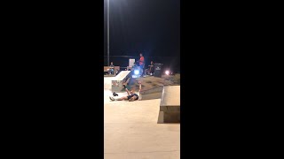 Kick flip back 50-50 a small hubba 🛹 #shorts