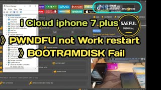 By pass icloud iphone  7 plus dengan unlocktool  pwndfu restart