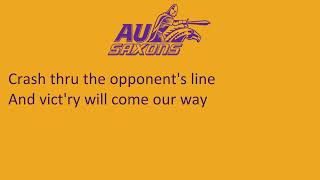 Alfred University's Fight Song, "On Saxon Warriors"