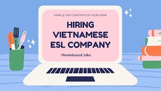 LATEST HIRING VIETNAMESE ESL COMPANY FOR FILIPINOS TEACHERS