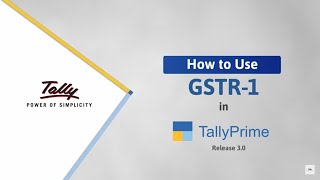 9 How to Export GSTR 1 and GSTR 3B Using TallyPrime