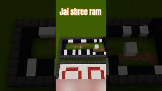 Jai shree ram, Satisfying sand art in Minecraft (RAM) #mrodallinone #shorts