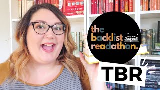 BACKLIST READATHON TBR!