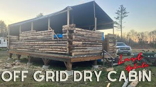 Last Look At The Cabin Until 2024 // Building Off Grid Dry Cabin // Moving Out Of Camper