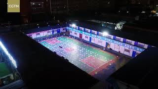 Drone display in Wuhan pays tribute to heroic Wuhan residents