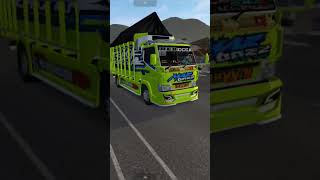 bus simulator indonesia (bussid) : pakai mod truck canter - android gameplay