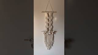 My latest creation 🧶 #macramewallhanging #macrame #handmade #macrameboho #wallhanging #diy