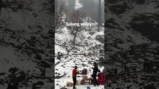 Solang Valley | SnowFall Dec 2021 | Mountain View #shorts #manali