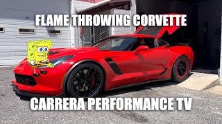 C7 SPITS FLAMES | METH INSTALL | A&A PROCHARGER