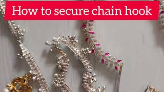 How to secure loose chain hook