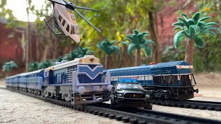 Centy Passenger Train Set and WDP4 with Sam City Police and Helicopter